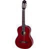 Comprar Ortega R121LWR guitarra clasica vino para zurdos al
