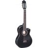 Compra Ortega RCE141BK guitarra electroacustica nylon negra al mejor precio