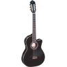 Compra Ortega RCE145BK guitarra electroacustica nylon negra al mejor precio