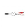 Fonestar AA-727H cable RCA - jack 3´5 mm Estereo Hembra 1´8m