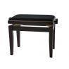 GEWA 130.040 Banqueta de piano palisandro mate tapizado negro