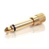 ADAPTADOR JACK 3.5 H A 6.3 MONO DORADO