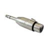 ADAPTADOR XLR H A JACK 6.3 M STEREO