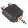 ADAPTADOR 2 RCA A JACK 3.5 M STEREO