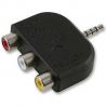 ADAPTADOR 3 RCA H A JACK 3.5 M