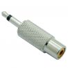 ADAPTADOR RCA H A JACK 3.5 M MONO METALICO