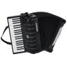 Comprar Hohner MATTIA IV 96 BK GUN B Teclas blancas con descuento