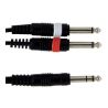 Gewa 190105 Cable Y jack 6,3mm estereo a 2 jack 6,3mm mono
