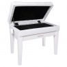 Roland RPB-500PW Banqueta de piano blanco pulido