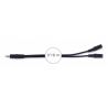 Fonestar AA-465 Cable audio jack 3,5 mm macho a 2 jack 3,5 hembra 18cm