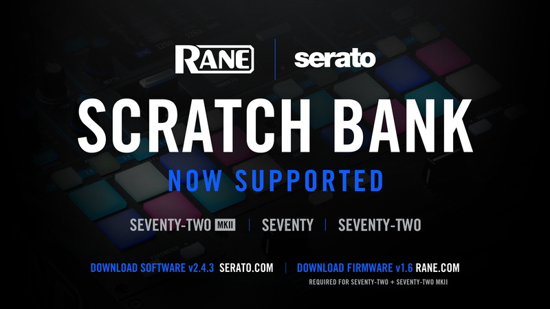 Rane Seventy Serato Scratch Bank